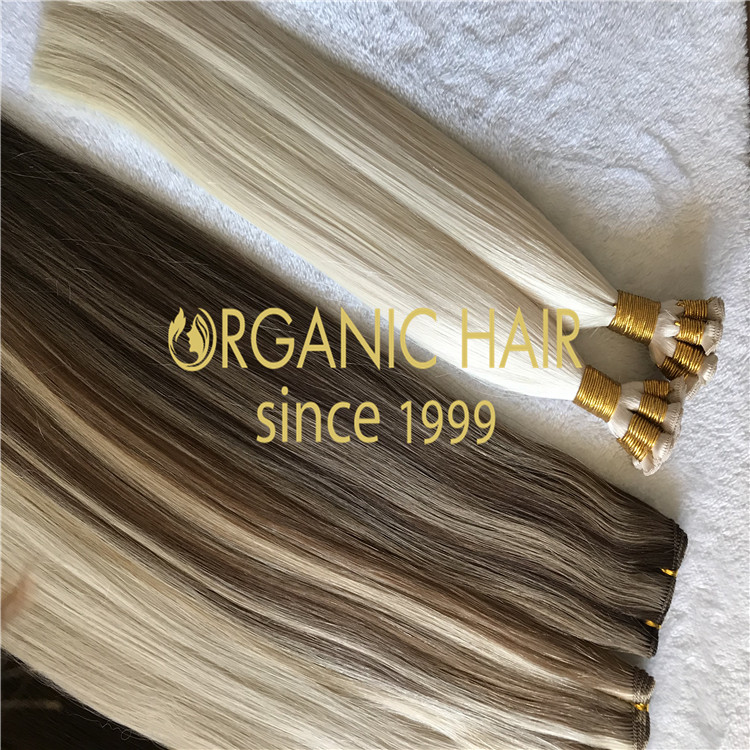 BLONDE HAND TIED WEFTS are available for pre-order H146